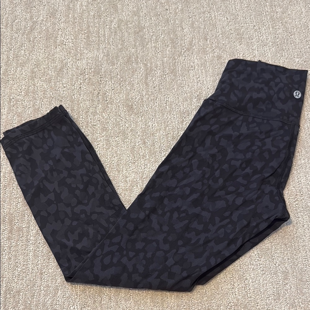 Lululemon Black Patterned Leggings